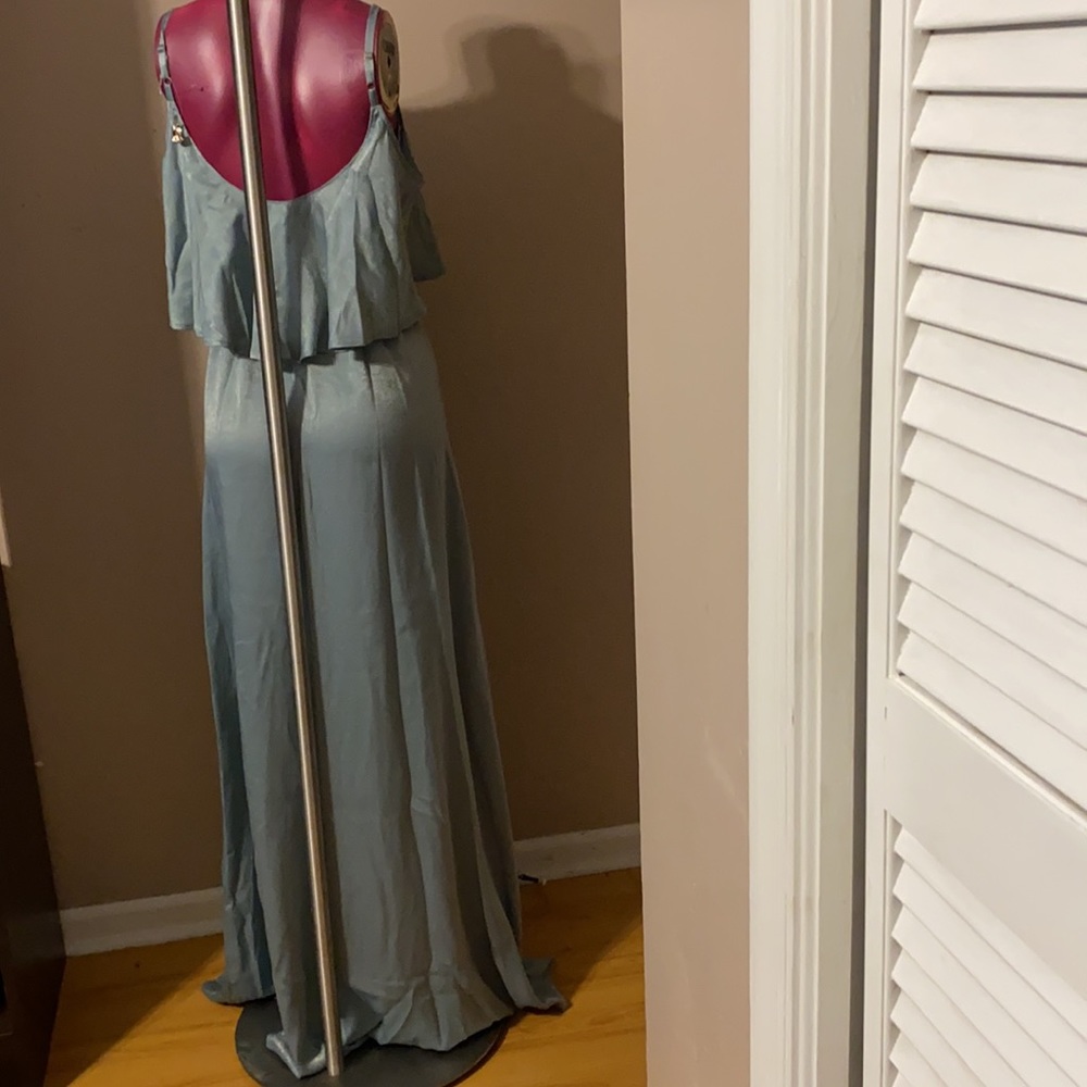Show Me Your MuMu Caitlin Ruffle Maxi Dress NWOT - Picture 4 of 12